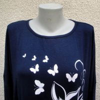 3XL/4XL  Нова блуза Azra , снимка 3 - Блузи с дълъг ръкав и пуловери - 23299841