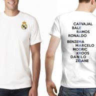 ПРОМО ЦЕНА! Мъжки тениски REAL MADRID / РЕАЛ МАДРИД! Поръчай модел с ТВОЯ ИДЕЯ!, снимка 1 - Тениски - 17838357