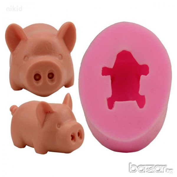 3D Прасе силиконов молд форма декорация торта фондан шоколад гипс свещ, снимка 1