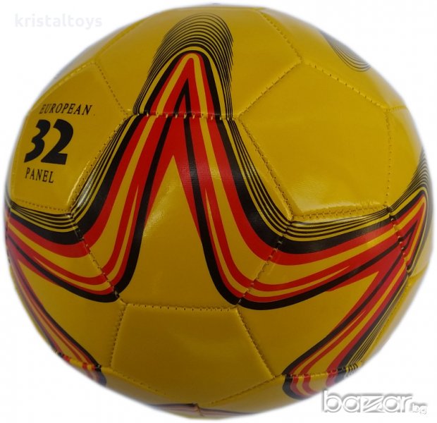 Кожена футболна топка №5 с 32 панела, снимка 1