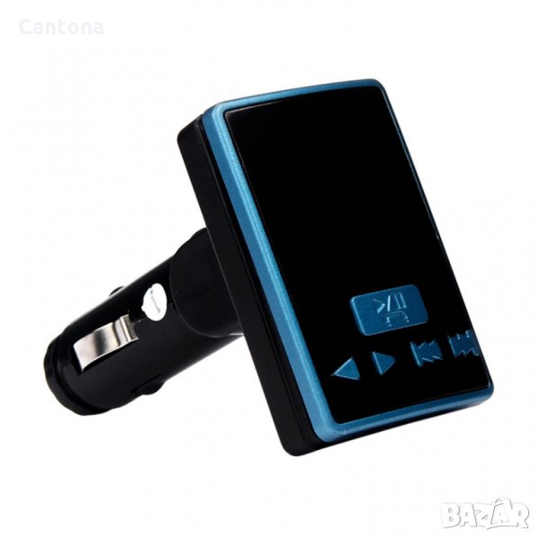 MP3-FM трансмитер за автомобил с Bluetooth,2 х USB, Micro SD, AUX - BT-S6, снимка 1