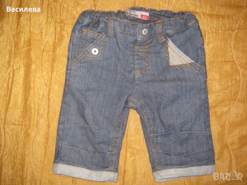 Бебешки дънки Name it 62 размер, 2-4 месеца, снимка 1