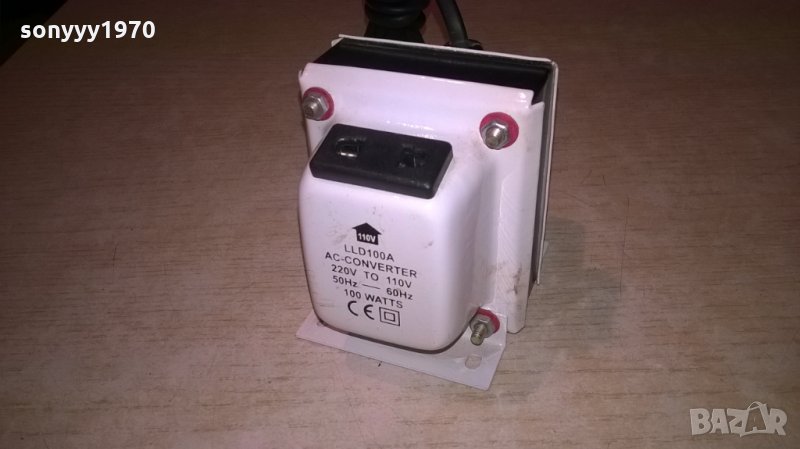 поръчан-lld100a ac-converter 220v to 110v 50hz-60hz-100watts, снимка 1