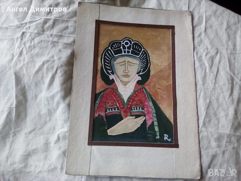 Картина акварел Георги Репнински , снимка 1