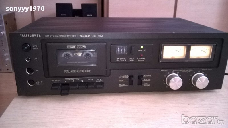 Ретро колекция telefunken tc450m high com-deck-germany-внос швеицария, снимка 1