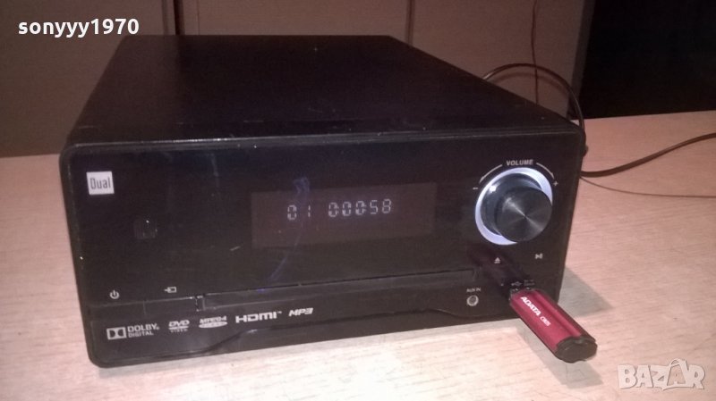 dual dvd/usb/hdmi receiver-внос швеицария, снимка 1