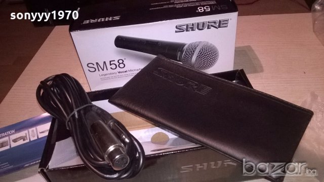 shure sm58 full complect-microphone-нов пълен комплект, снимка 8 - Микрофони - 19968160