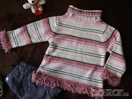 🎀🎁🎀 Плетено пуловерче на Palomino за 4-5 год., снимка 2 - Други - 20282023