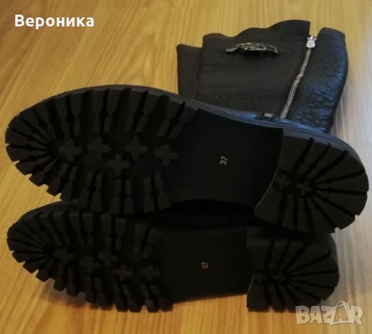 Продавам Ботуши ЕСТЕСТВЕНА КОЖА, снимка 4 - Дамски ботуши - 24067604