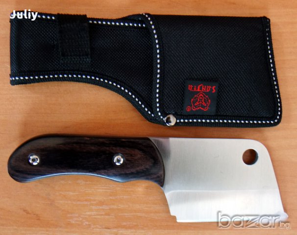 Малък сатър /нож / за кълцане, рязане и сечене SANJIA , снимка 14 - Ножове - 9292061