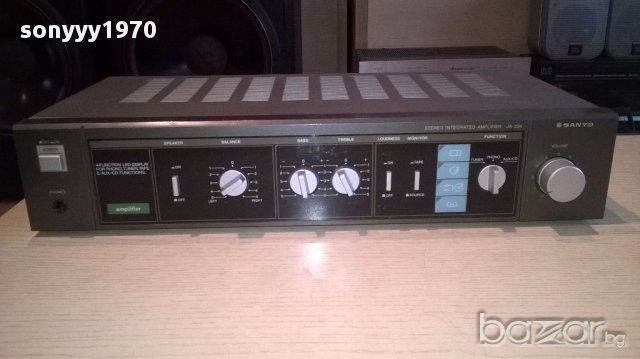 Sanyo-amplifier-made in japan-здрав-внос швеицария, снимка 3 - Ресийвъри, усилватели, смесителни пултове - 13891335