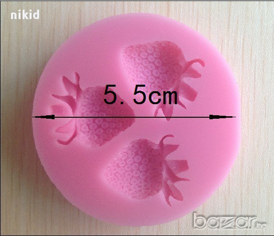 силиконов молд форма  ягода ягоди , ягодки за украса торта фондан, снимка 2 - Форми - 10606979