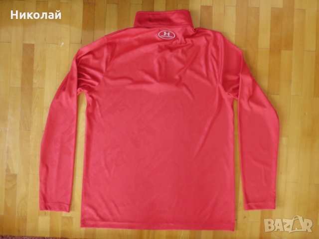 Under Armour Men's 1/4 Zip Loose Fit Long Sleeve Shirt, снимка 6 - Спортни дрехи, екипи - 22577261