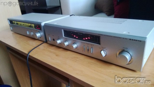 sanyo ja20l-stereo amplifier+sanyo jt20l-stereo tuner-внос германия, снимка 5 - Ресийвъри, усилватели, смесителни пултове - 7325878