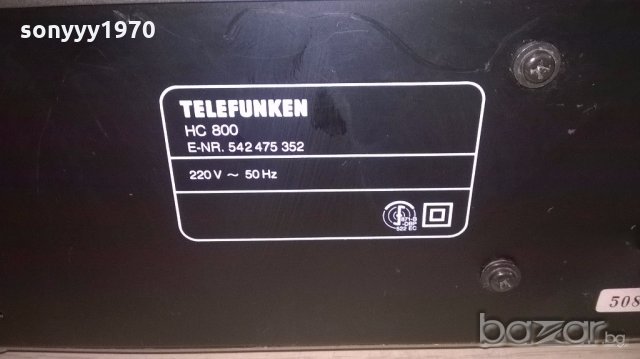 Telefunken hc800 stereo deck-внос швеицария, снимка 13 - Ресийвъри, усилватели, смесителни пултове - 18477883