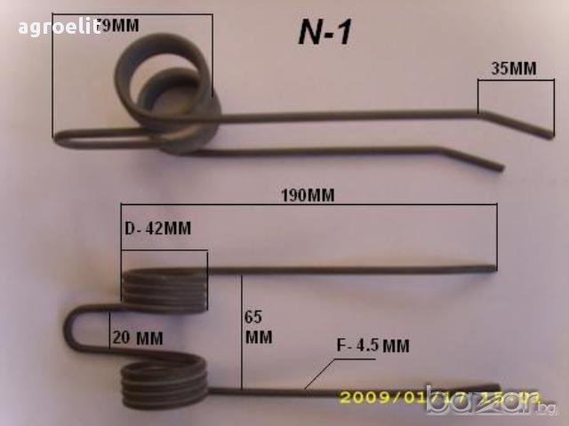 Пружини за сеносъбирачи., снимка 4 - Селскостопанска техника - 17771949