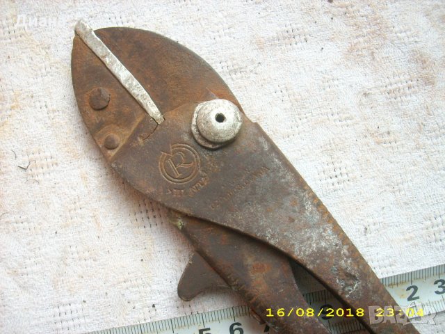стара маркирана лозарска ножица - италия, снимка 2 - Антикварни и старинни предмети - 23335869