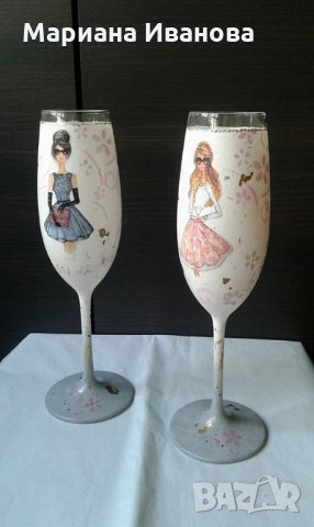 чаши за моминско парти, снимка 5 - Сватбени аксесоари - 21512254