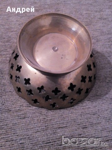 Бронзова купа, снимка 4 - Антикварни и старинни предмети - 17712806