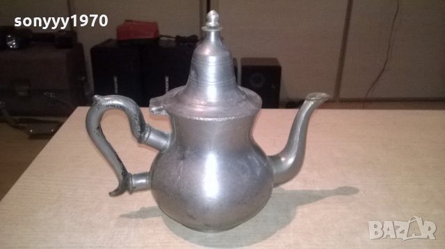масивен чаиник-внос швеицария-26х22х14см, снимка 2 - Колекции - 25510964