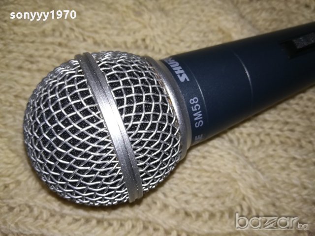 shure 58-profi microphone-жичен микрофон-внос швеицария, снимка 7 - Микрофони - 21236131