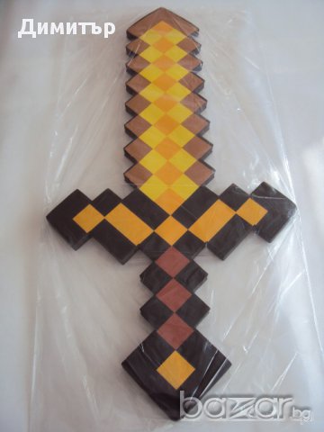 Майнкрафт, Minecraft диамантен меч 35лв, кирка, брадва 40лв.  играчка Маинкрафт , снимка 11 - Рисуване и оцветяване - 13312173