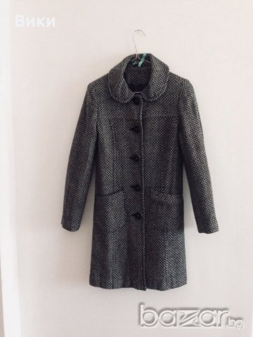 new look палто в черно и бяло, снимка 10 - Палта, манта - 20895102