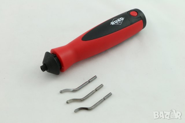 Комплект за отстраняване на ръбовете, 4 части с 3 HSS ножа, Германия, снимка 4 - Други инструменти - 25457682