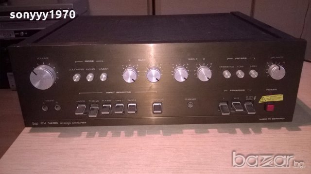 §dual cv1400 amplifier 2x75w-made in germany-от швеицария