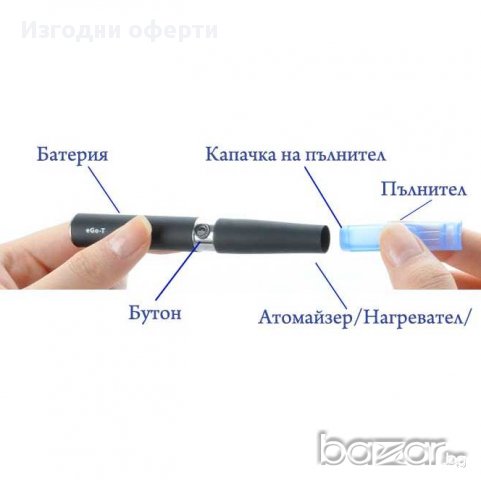 Луксозна електронна цигара eGo - 1100mAh (2 бр в комплект), снимка 2 - Електронни цигари - 8906858