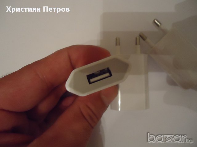 220v USB зарядно за телефон, снимка 11 - Оригинални батерии - 10106330