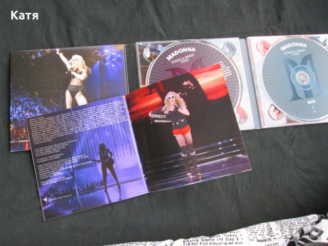 Madonna Sticky and Sweet Tour DVD CD ново, снимка 5 - CD дискове - 25886837