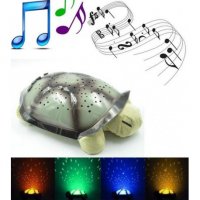 Голяма Костенурка, Нощна лампа за детска стая , с мелодии за приспиван, снимка 2 - Музикални играчки - 23441174