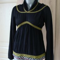 PIANURA STUDIO черна вълнена блуза, снимка 3 - Блузи с дълъг ръкав и пуловери - 17037372