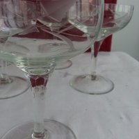 стъклени чаши гравирани, снимка 15 - Антикварни и старинни предмети - 19581310