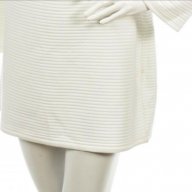 Снежно бяла рокля  блуза  туника  изчистен стилен модел, снимка 10 - Блузи с дълъг ръкав и пуловери - 17227291