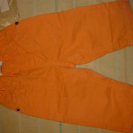 панталонче от Ларедут - размер 67 в светло оранжево, снимка 6 - Панталони и долнища за бебе - 7234463