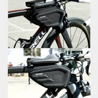 12023 Чанта за рамка на велосипед с джоб за телефони от 4,7 до 6,2 инча, снимка 13 - Части за велосипеди - 24774184