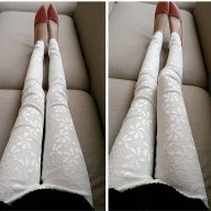 Нови ластични панталони с дантела, снимка 2 - Панталони - 9241345