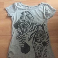 Тениска-зебра, снимка 1 - Тениски - 23100043