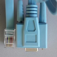 Cisco конзолен сериен кабел RJ45-DB9, снимка 6 - Рутери - 21362661