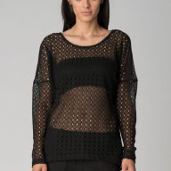 НОВА БЛУЗА  ЗА СЕЗОНА НА ФИНИ ДУПКИ нова, снимка 1 - Блузи с дълъг ръкав и пуловери - 8477602