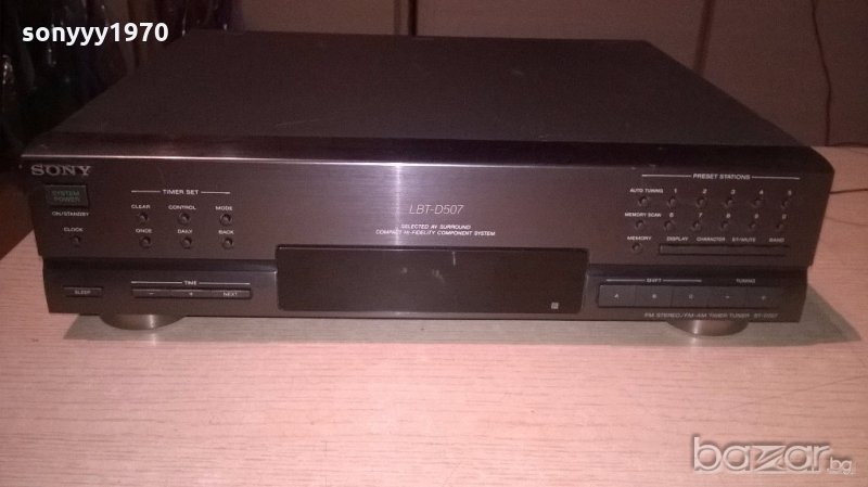 sony st-d707 tuner-made in japan 220v-внос швеицария, снимка 1
