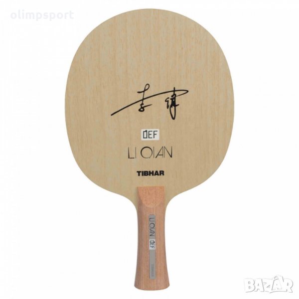 дърво за тенис на маса Tibhar Li Qian ново дръжка конкав тегло 85 гр размери 165х156мм 5 пласта , снимка 1