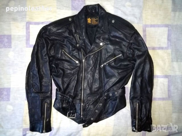 Дамско Кожено Яке Рокерско Мото Асиметрично закопчаване, снимка 9 - Якета - 25696700