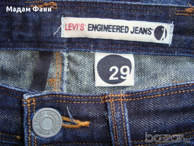 Оригинални дънки Levi's Engineered 7/8 27-28 номер, снимка 6 - Дънки - 12661707