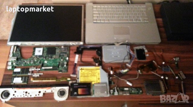 Apple PoweBook G4 Aluminium на части