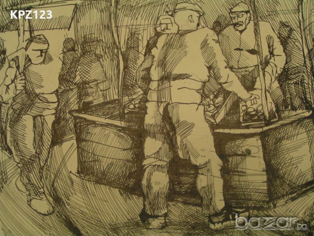 Картина "Пазар", снимка 2 - Картини - 18265439