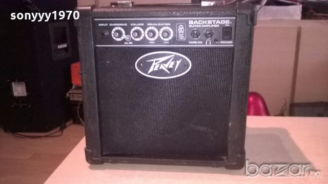peavey backstage-guitar amplifier-30х30х18см-внос англия, снимка 1 - Ресийвъри, усилватели, смесителни пултове - 19576059