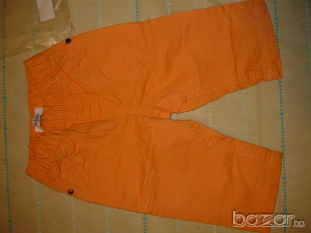 панталонче от Ларедут - размер 67 в светло оранжево, снимка 6 - Панталони и долнища за бебе - 7234463